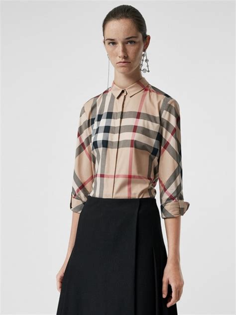 Burberry women's shirts on sale